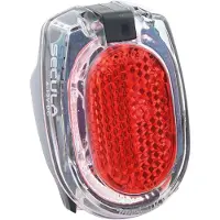 Busch + Müller LED Rücklicht Secula E für Schutzblechmontage, Schwarz