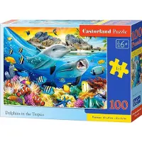 Castorland Dolphins in the Tropics, 100 Stück(e), Tiere, 6 Jahr(e)