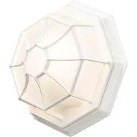 Konstsmide Moranello weiß lackiertes Aluminium, gefrostetes Acrylglas 7091-250