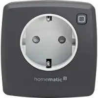 Homematic IP Schalt-Mess-Steckdose, anthrazit