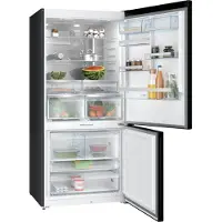 Bosch Serie 8 KGP86AXB0N, 621 l, SN-T, 10 kg/24h, B, Fresh Zone Fach, Schwarz, Edelstahl