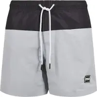 Urban Classics TB1026 - Block Swim Shorts lightasphalt/black M