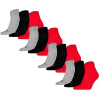 Puma Unisex Quartersocken, 12er Pack - Quarter Plain 12P, Logo, einfarbig