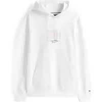 Tommy Hilfiger Hoodie "ITHACA FLAG HOODIE", Herren, Gr. XL, weiß, Sweatware, Obermaterial: 100% Baumwolle, Rippbündchen, Sweatshirts Hoodie