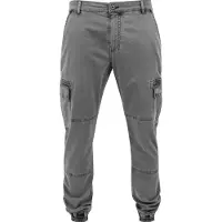 Urban Classics lässige Herren Jeans Stretch Reißverschluss Taschen mit Baumwolle Grau