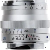 Zeiss 50mm F/2.0 Planar T* silber ZM (-Leica)