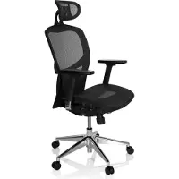 Hjh OFFICE VENUS ONE - High End Bürostuhl Schwarz