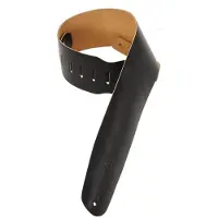 Levys Leathers M4 Leder-Gitarrengurt extrabreit 35 Zoll schwarz