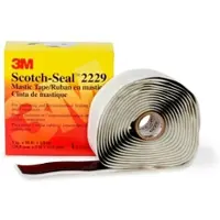 3M Scotch-Seal tape 2229 mastiktape til forsegling BxL 25 mm x 2,5 m, 3.18 mm tyk sort 12 rl/ks