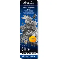 Staedtler Mars Lumograph Schwarz 6er-Set