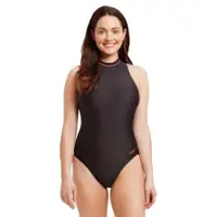 Zoggs Cable Zipped Hi Neck Badeanzug