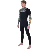 Hurley Plus Printed 3/2 Mm Langarm-neoprenanzug Mit Brustreißverschluss