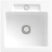 Villeroy & Boch V&B Spüle Siluet 50 S m Abl.garn, Hand., st. white CeramicPlus