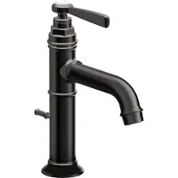 Hansgrohe Waschtisch-Einhebelmischer 100 Axor Montreux A 142mm, m Zugst.Abl.Gar., brush. bla vc