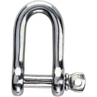 PLASTIMO D Forged Schäkel Silber 10 mm Silber 10 mm