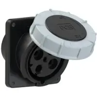 Pce 444-7 CEE-Anbausteckdose schräg (120x130) 125A 4p 7h IP67 POWER TWIST 4447
