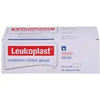 Bsn Medical Leukoplast Compress Cotton Gauze St.10x20cm 8f