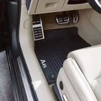 Audi A6 S6 RS6 Gummifußmatten Allwettermatten schwarz 2-teilig vorn 4K1061501041