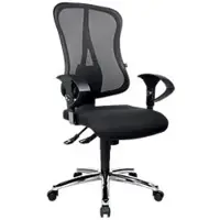 Topstar Bürostuhl Head Point SY Deluxe Netzstoff, Stoff Schwarz
