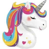 Amscan XL Einhorn Regenbogen Ballon