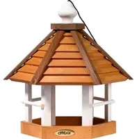 Dobar Vogelhaus »Goldener Oktober«, 6-eckig, hängend - braun