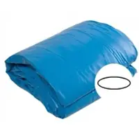 Oku Obermaier Poolfolie Oval blau Tiefe 1,20 m Folienstärke 0,60 mm mit Einhängebiese P1