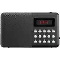 Auvisio FM-Taschenradio, Bluetooth, MP3-Player, Display, USB, microSD & Akku
