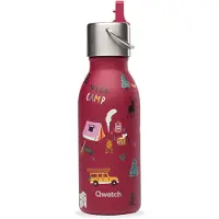 Qwetch Isolierflasche Edelstahl matt Kind