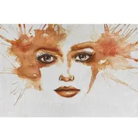Living Walls Fototapete "ARTist Watercolour Face" Vlies, Wand, Schräge