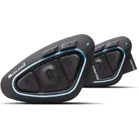 Midland BTX2 Pro S Motorrad-Sprechanlage 1200 m Schwarz, Blau