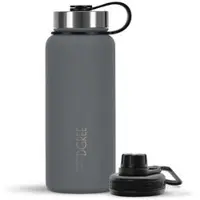 720°DGREE 720DGREE Trinkflasche noLimit Stone Gray, 0,95 Liter, Edelstahl, grau, inkl. Sportdeckel