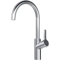 Am.pm Wasserhahn Küche drehbar Küchenarmatur Edelstahl Spültischarmatur Hochdruck Armatur Mischbatterie Küche gebürstet FXB07000 X-Joy S, Chrom