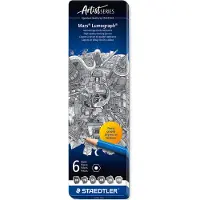 Staedtler – Mars Lumograph Bleistifte – 6 Stk Sortiment