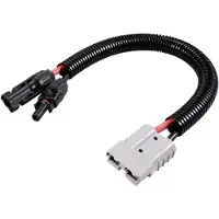 TRU COMPONENTS Starkstrom Steckverbinder zu Solar Stecker Typ A TC-12195716 Schwarz, Rot TRU C
