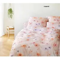 Elegante Bettwäsche Pastel - 135x200 cm + 40x80 cmrosarot