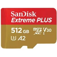 SanDisk Elite Extreme PLUS UHS-I, Micro-SDXC Speicherkarte, 512 GB, 200 MB/s