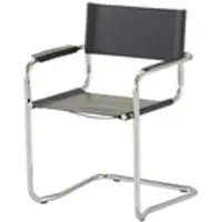 Möbel Kraft Schwingstuhl Maik , schwarz , Maße (cm): B: 52 H: 81 T: 59.0