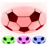 Globo Kinder Decken Lampe DIMMBAR Fußball Glas Leuchte FERNBEDIENUNG im Set inkl. RGB LED Leuchtmittel