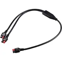 TRU COMPONENTS 2-Wege-Batterieanschluss-Verteilerkabel TC-12195708 Schwarz Inha