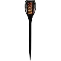 Etc-shop LED Solarlampe, Feuer-Effekt, Garten Fackel Höhe 58 cm