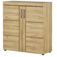 Wójcik Schuhschrank Coimbra , holzfarben , Maße (cm): B: 92,8 H: 100,2 T: 38.0