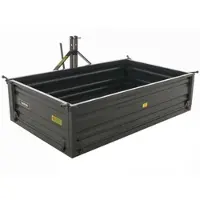 Blackstone Heckcontainer B-TB 180 - Kippbar - 3 abnehmbare Bordwände