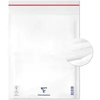 Clairefontaine Luftpolstertaschen 7350C für DIN A4, 240 x 330mm, Typ G, haftklebend, weiß, 10 Stück