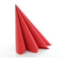 Sovie HORECA Serviette Rot aus Linclass Airlaid 40 x 40 cm, 50 Stück
