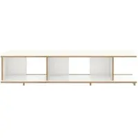 Tojo - stell Regalsystem Grundmodul, 160 cm breit, weiß