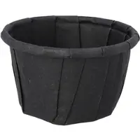 Papstar 5000 Dressingbecher, Papier 10 ml Ø 3,5 cm · 2,2 cm schwarz