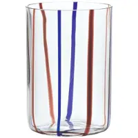 Zafferano - Tirache Glas aus zweifarbigem Borosilikatglas Amethystblau, Schachtel mit 6 Stück