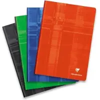 Clairefontaine 5x Kladden/Notizbücher A4 mit Softcover, 144 Blatt 90g, französische Lineatur - Sortiert 9161C
