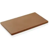 WAS Germany - HACCP Schneidbrett, 60 x 40 x 2 cm, braun, Polyethylen