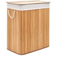 SAT Wäschekorb freistehend 51,5x61,5x31,5 cm natural SATDKOSPRBN